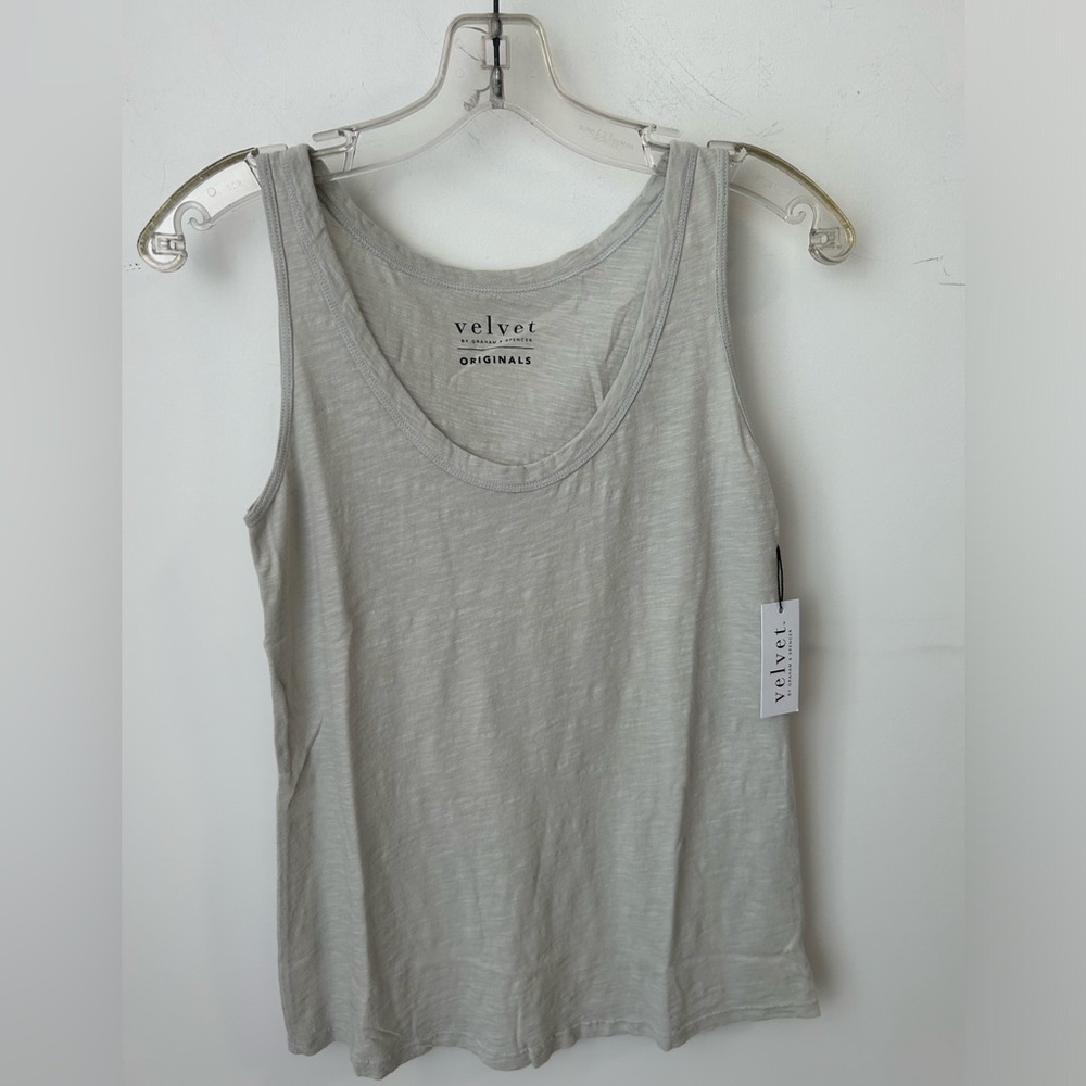 Velvet by Graham and Spencer Grey Tank Top